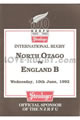 North Otago England B 1992 memorabilia